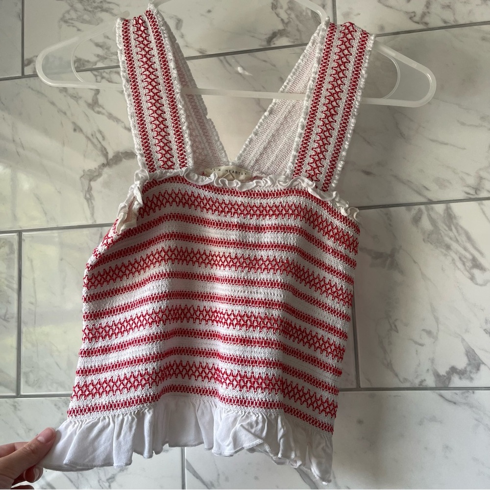 LA Hearts Crop Top